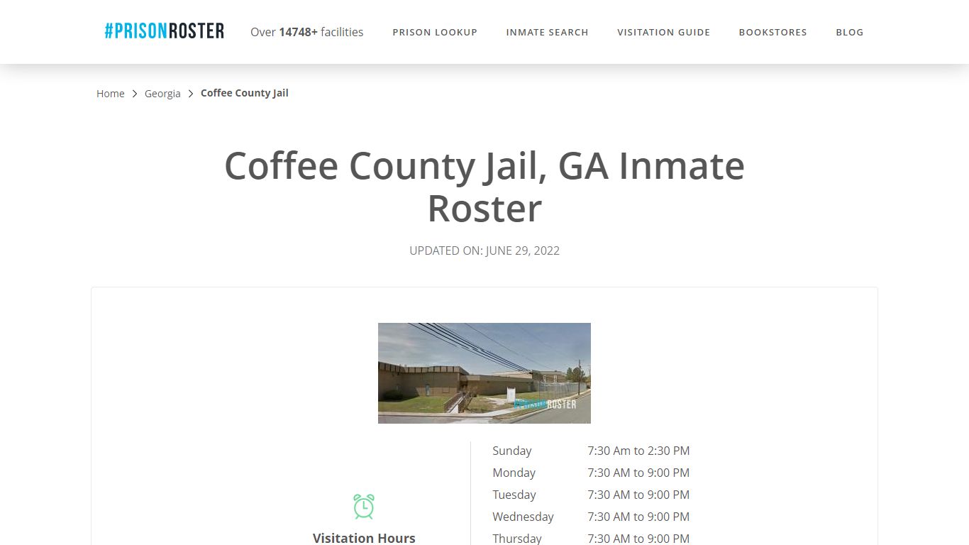 Coffee County Jail, GA Inmate Roster - Prisonroster